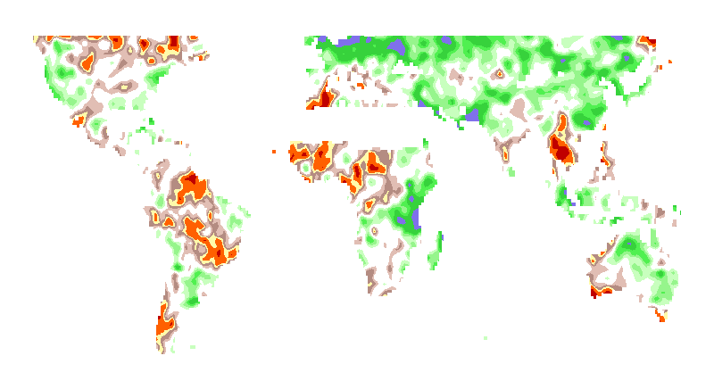 SPI 6 month Ensemble Standardized Precipitation Index Outlook Lead 3
