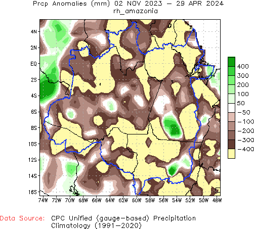 180-Day Anomaly Precipitation (mm)
