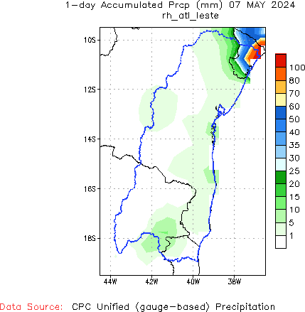 1-Day Total Precipitation (mm)