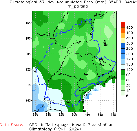 30-Day Normal Precipitation (mm)