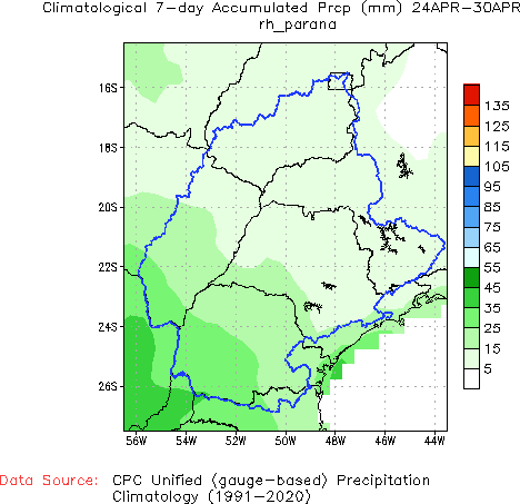 7-Day Normal Precipitation (mm)