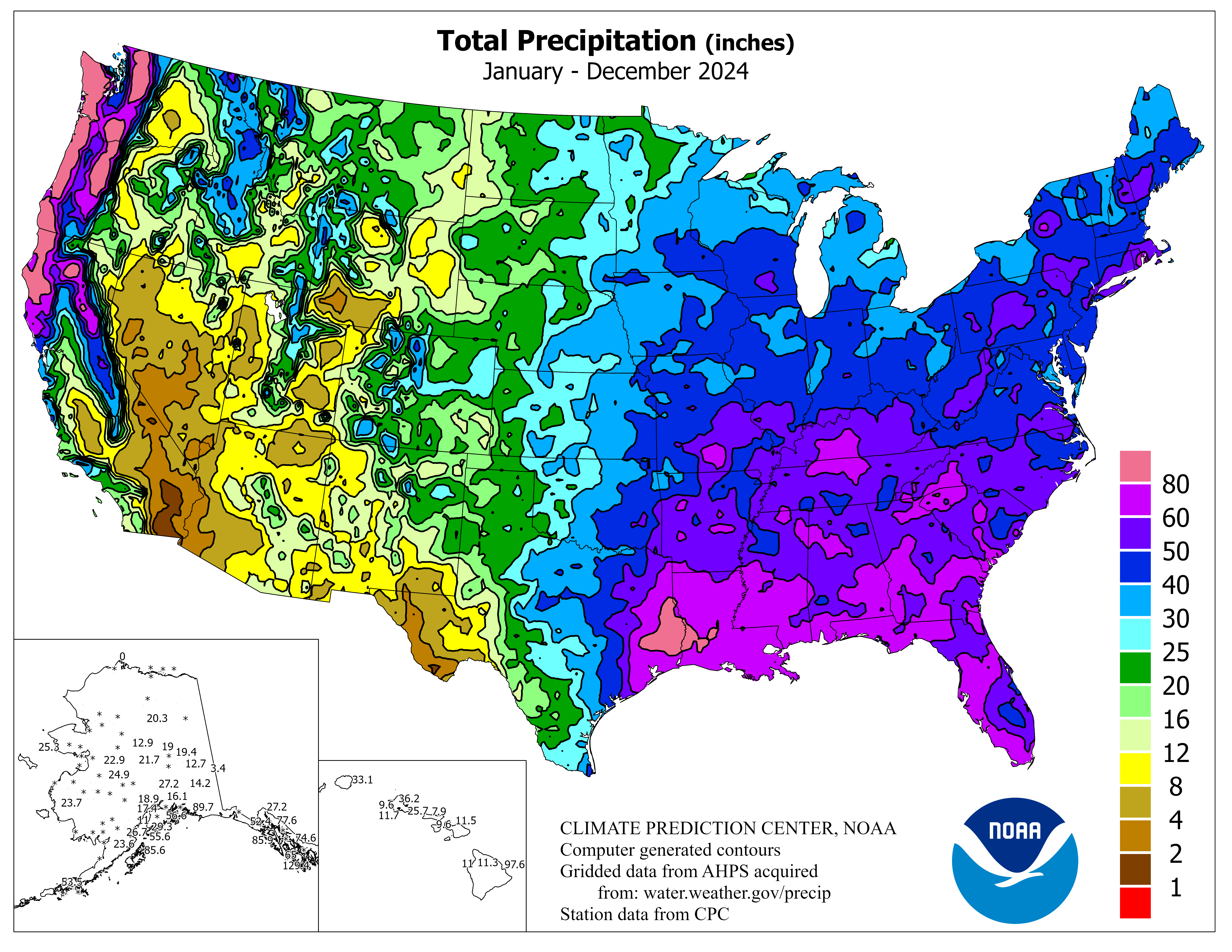 rainfall totals map for des moines