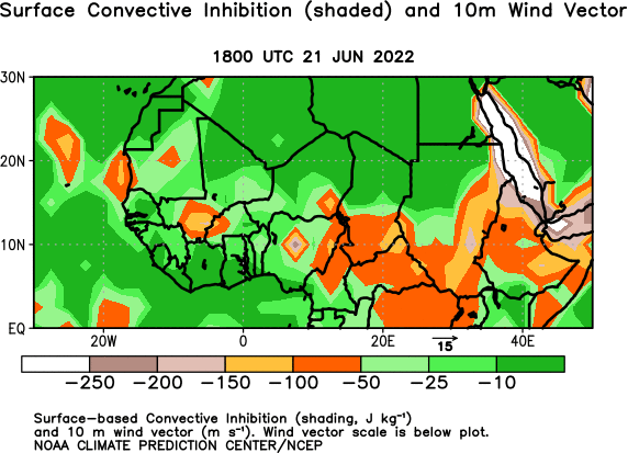 Africa Convective Inhibition
