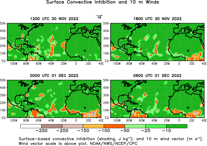 6 hour Atlantic Convective Inhibition