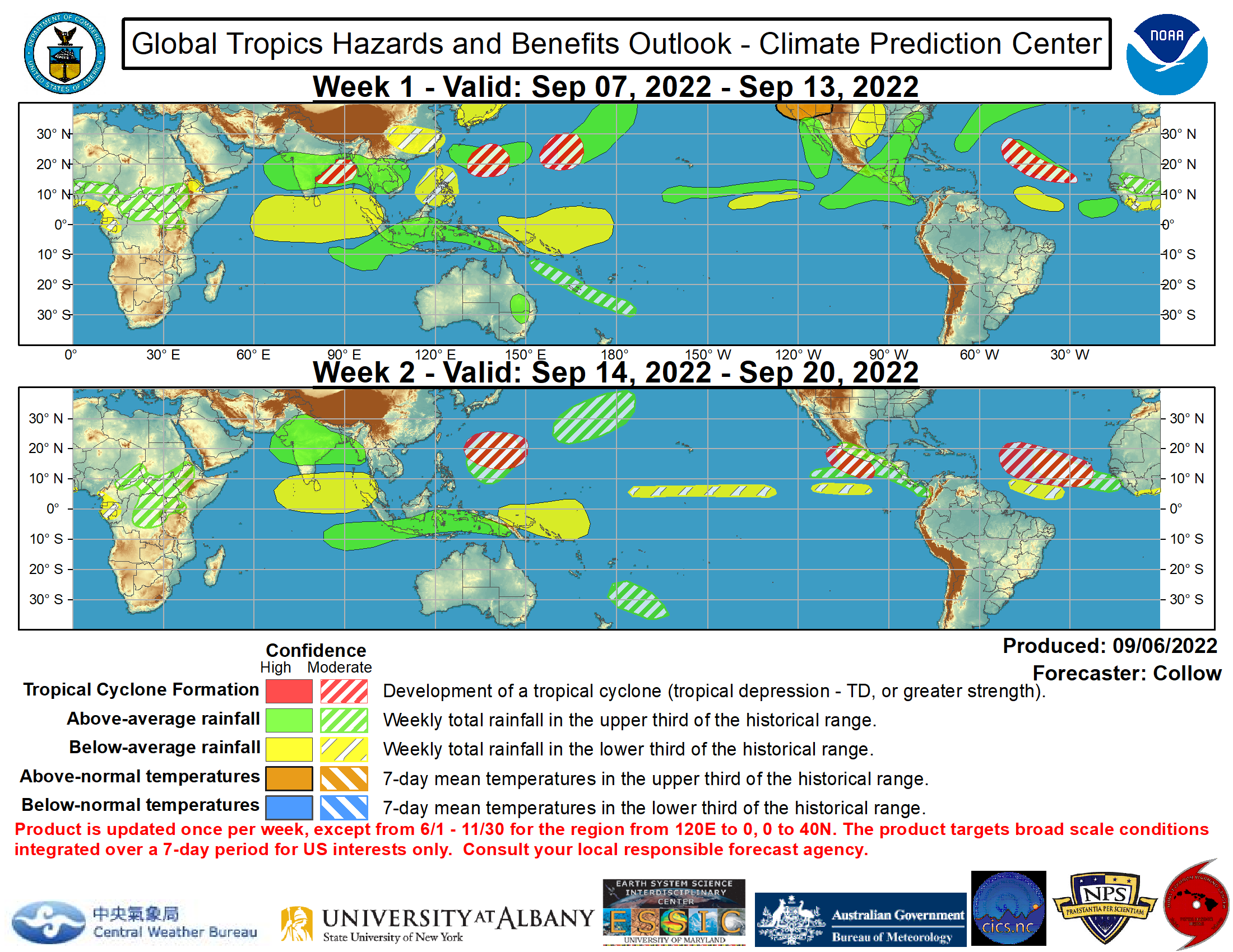 Global Tropical Hazards/Benefits Assessment
